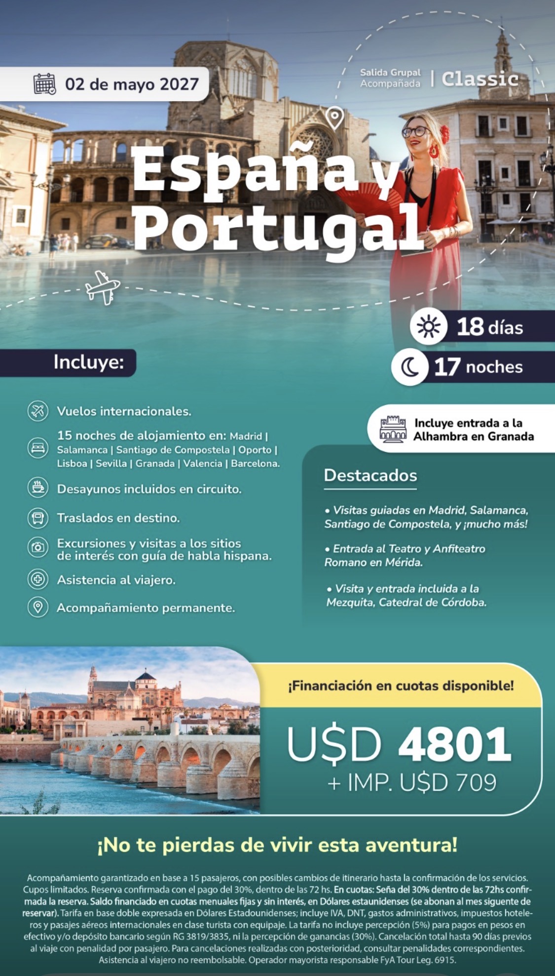 Paisaje de España y Portugal