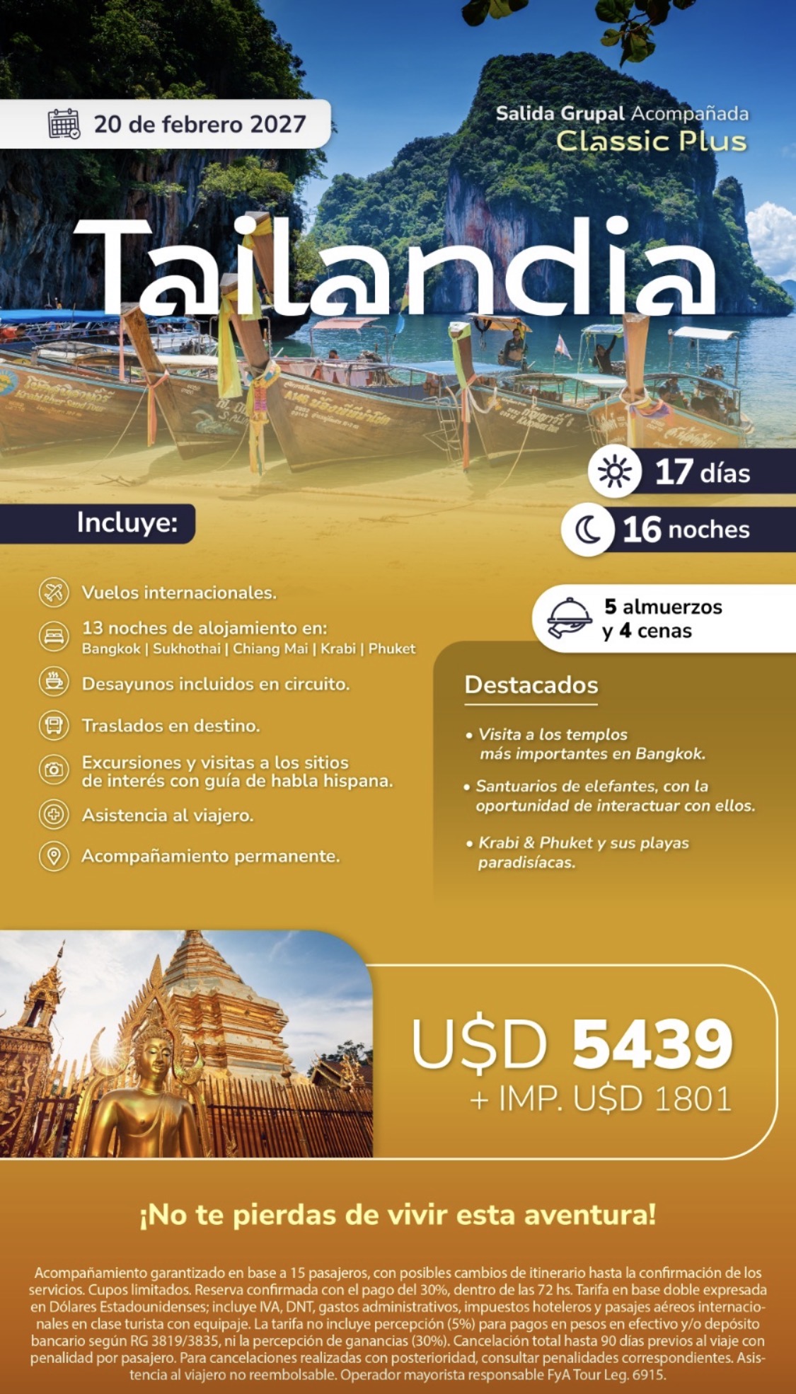 Paisaje de Tailandia
